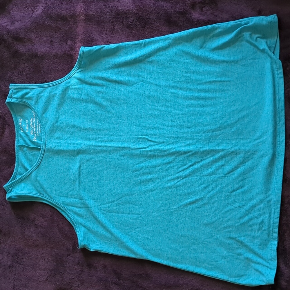 Torrid teal tank